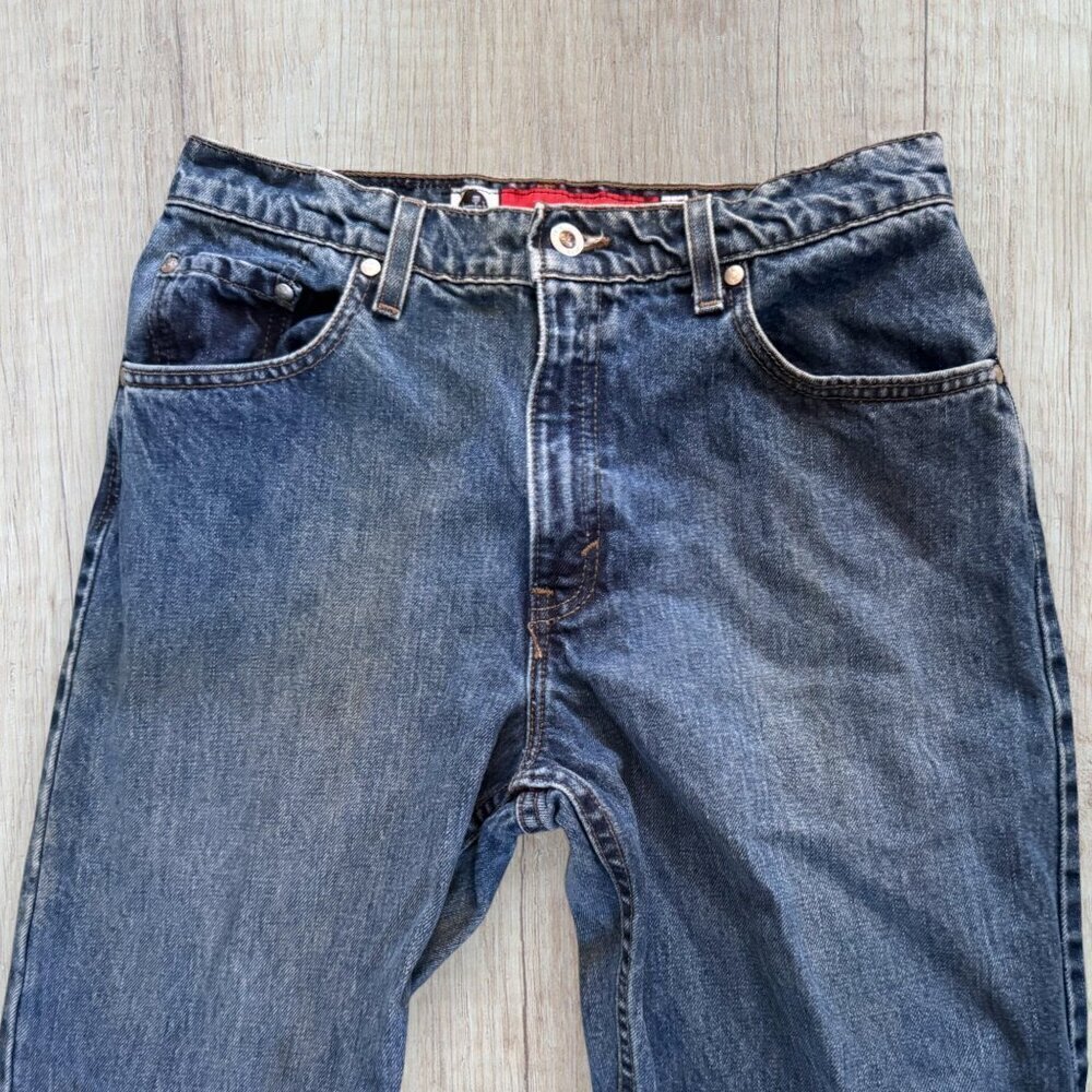Vintage 90s LEVI'S Silver Tab Loose WPL423 High Waist Denim Jeans Women's 8 - Picture 4 of 9